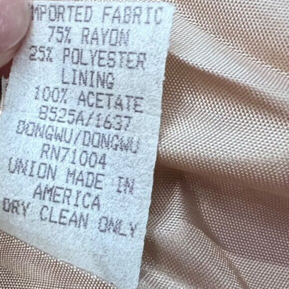 Karen Lawrence by Matthew Jacket Dress Combo Size 8 Metallic Gold Vintage MOTHER - Picture 7 of 16